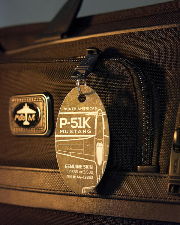 Planetag P-51K Mustang - 44-12852 Keychains by Planetags | Downunder Pilot Shop