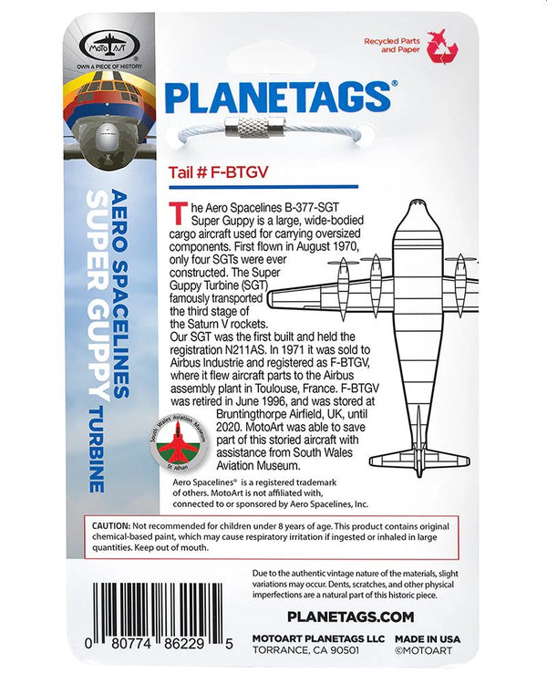 PlaneTags Super Guppy Turbine BTGV