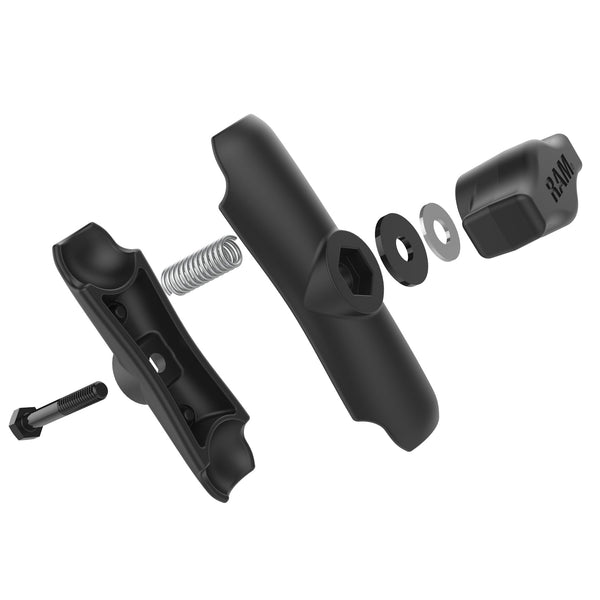 RAM Double Socket Arm for 1" Ball Bases - Medium Mounts by RAM Mount | Downunder Pilot Shop