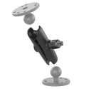 RAM Double Socket Arm for 1" Ball Bases - Medium Mounts by RAM Mount | Downunder Pilot Shop