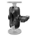RAM Double Socket Arm for C Size 1.5" Ball Bases, Short General RAM Components by RAM Mount | Downunder Pilot Shop