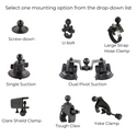 RAM EZ-Roll'r Holder for iPad 6th Gen, Air 1-2 & Pro 9.7 with Mounting Options Mounts by RAM Mount | Downunder Pilot Shop
