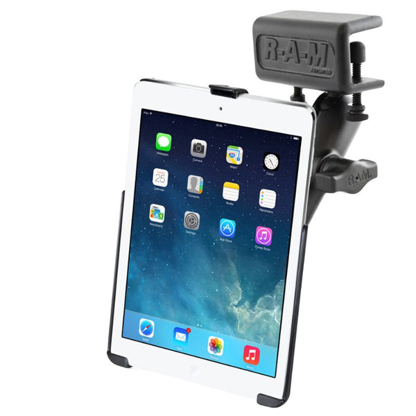 RAM EZ-Roll'r Holder for iPad 6th Gen, Air 1-2 & Pro 9.7 with Mounting Options With Glare Shield Clamp Mounts by RAM Mount | Downunder Pilot Shop
