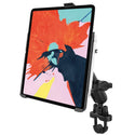 RAM EZ-Roll'r Holder for iPad Pro 12.9" (3rd & 4th Gen) with Mounting Options With Handlebar U-Bolt Clamp Mounts by RAM Mount | Downunder Pilot Shop