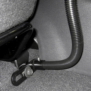 RAM POD I Universal No Drill Vehicle Floor Mount with 18" Rigid Aluminium Rod & Round Base Vehicle Mounts by RAM Mount | Downunder Pilot Shop