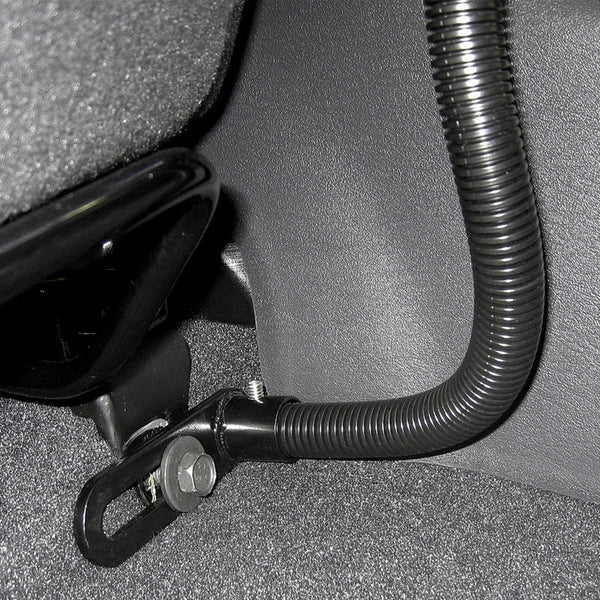 RAM POD I Universal No Drill Vehicle Floor Mount with 18" Rigid Aluminium Rod & Round Base Vehicle Mounts by RAM Mount | Downunder Pilot Shop
