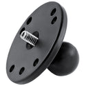 RAM Round Base With 1" Ball and 1/4"-20 Threaded Stud Camera Mounts by RAM Mount | Downunder Pilot Shop