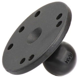 RAM Round Plate with 1" Ball - Screw Mount