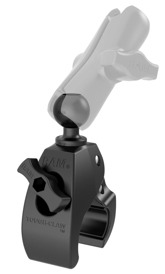 RAM Small Tough-Claw with B Size 1" Diameter Rubber Ball-RAM Mount-Downunder Pilot Shop
