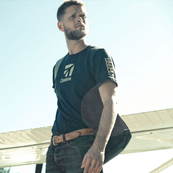 T-shirt rouge Canoë Cessna