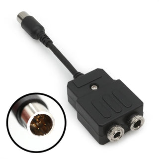 Rugged Air GA Headset to 5-Pin DIN Radio Adapter