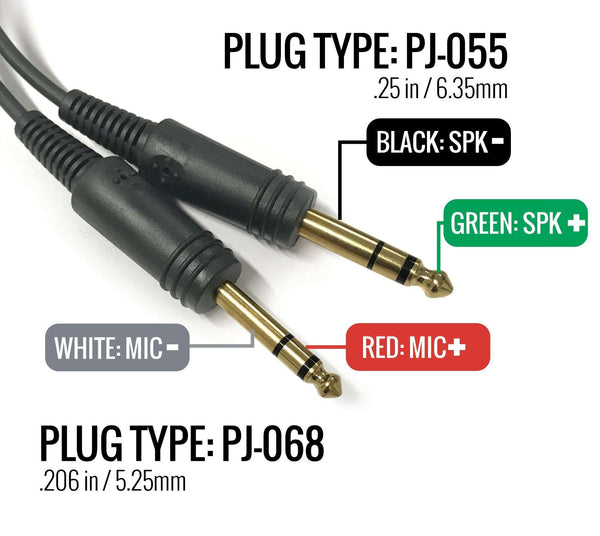 Rugged Air Replacement Cable for GA Headsets