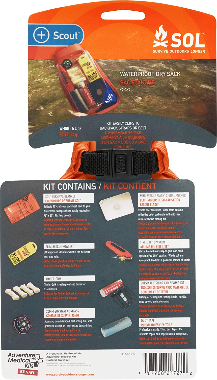 SOL Waterproof Scout Survival Kit - Astrolabe Outdoors - image 2