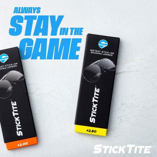 Sticktite bifocal stick on lens promo