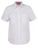 Womens JB Pilot Shirt - Short Sleeve White
